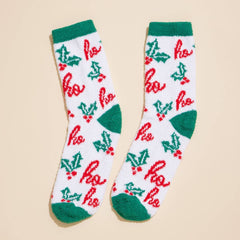 Frem - Christmas Fuzzy Socks Assorted Pack of 4: Assorted / One / 4DS98004