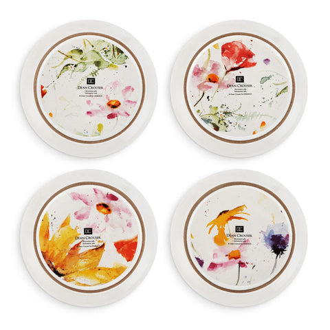 Cardinal Collection Appetizer Plates - Set of 4