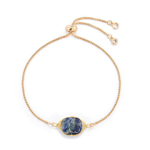 Be mindful Bracelet - Lapis