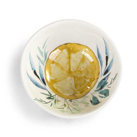 Lemons Melamine Dip Bowl