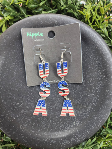 USA Dangle Earrings