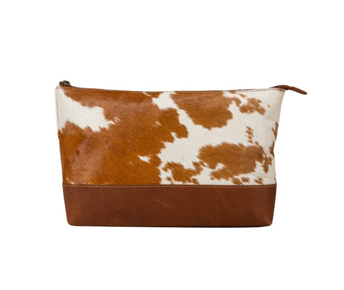 Jacksborrow Pass Leather Hairon Bag in Brown