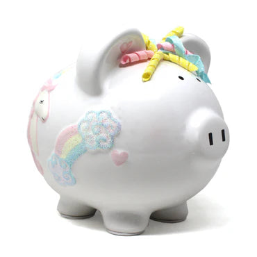 Unicorn & Rainbow Piggy Bank