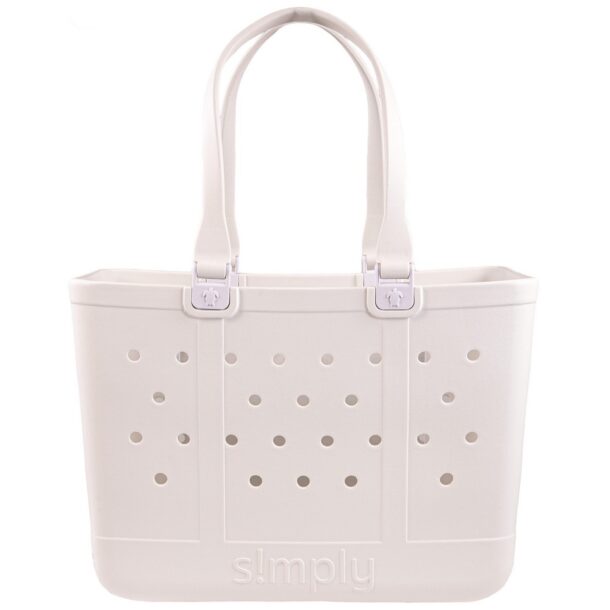 White Large Simply Tote