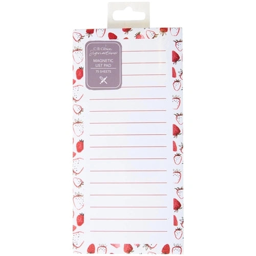 STRAWBERRY FIELDS MAGNETIC LIST PAD