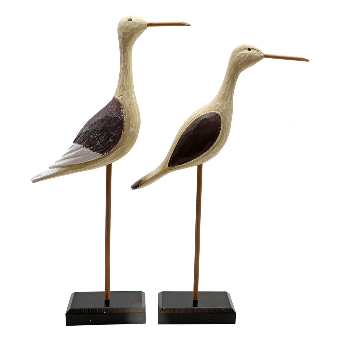 Carved Shorebirds LG