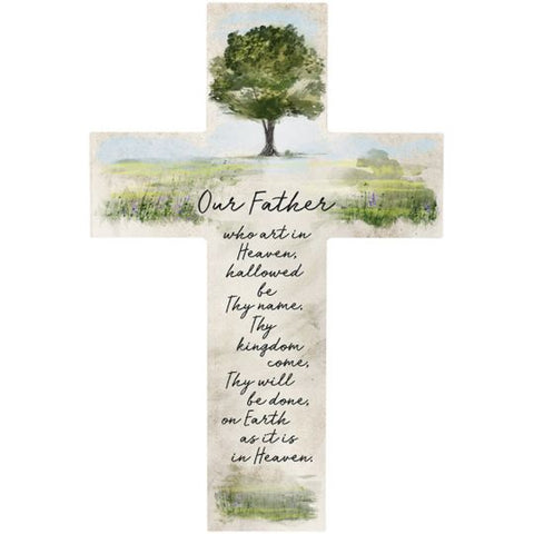 Lord's Prayer Wall Cross