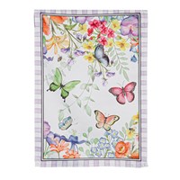 Cottage Meadow Garden Suede Flag