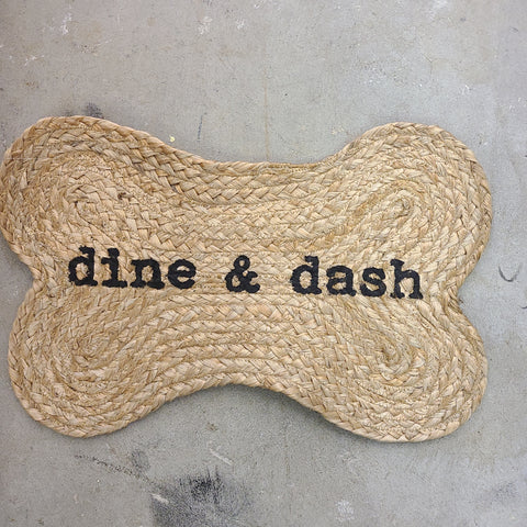 Dine and Dash Dog Mat