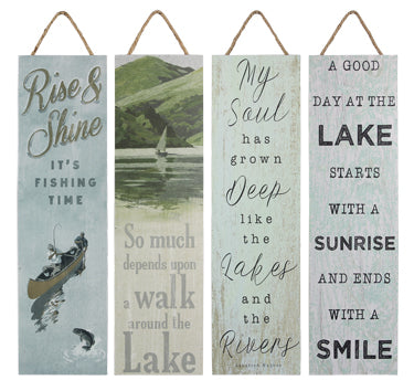 Wood Lake Wall Signs