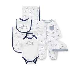 Little Me® Size 3M 6-Piece Puppy Toile Gift Box in Blue