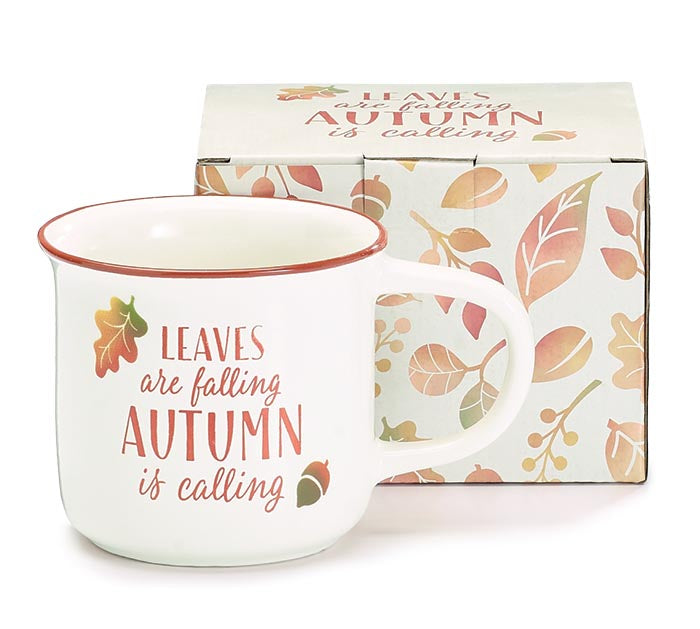 AUTUMN IS CALLING CERAMIC MUG