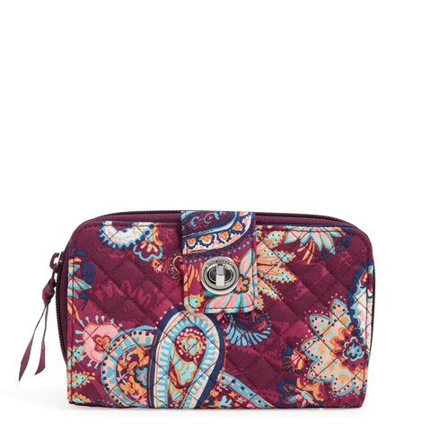 RFID Turnlock Wallet Paisley Jamboree