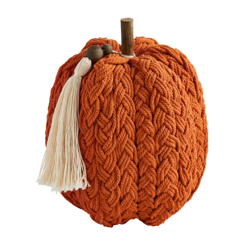 ORANGE BRAIDED ROPE PUMPKIN