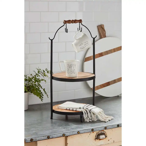 TIERED MUG HOLDER AND SERVER