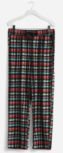 Cozy Pajama Pants Ribbons Plaid Avenue 550