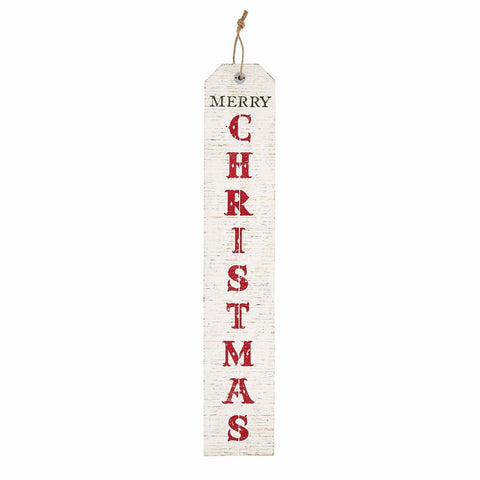 WELCOME & CHRISTMAS REVERSIBLE WOOD SIGN