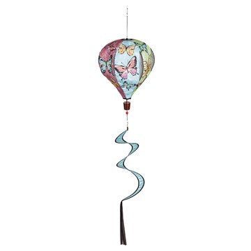 Butterfly Fields Burlap Balloon Spinner