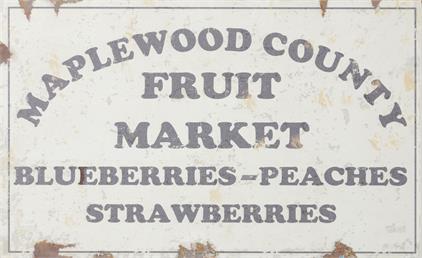 Sign - Fruit Market