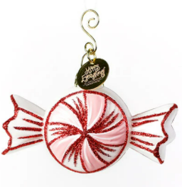 PEPPERMINT SHAPED ORNAMENT