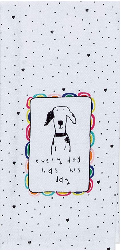 Dog Day Kitchen Tea Towel