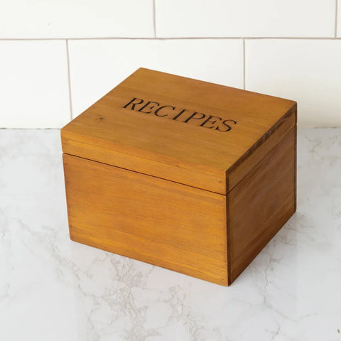 Recipe Box with Cards