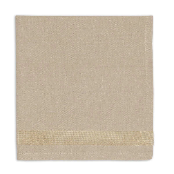 Gold Sparkle Stripe Napkin