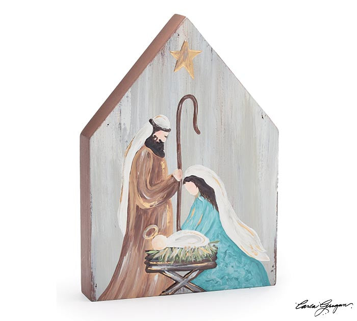 CARLA GROGAN HAND PAINTED NATIVITY