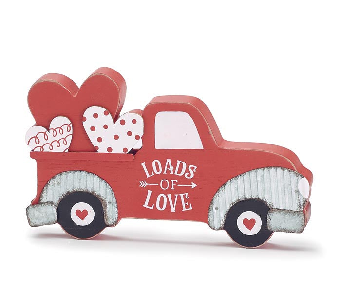 LOADS OF LOVE TRUCK SHELF SITTER