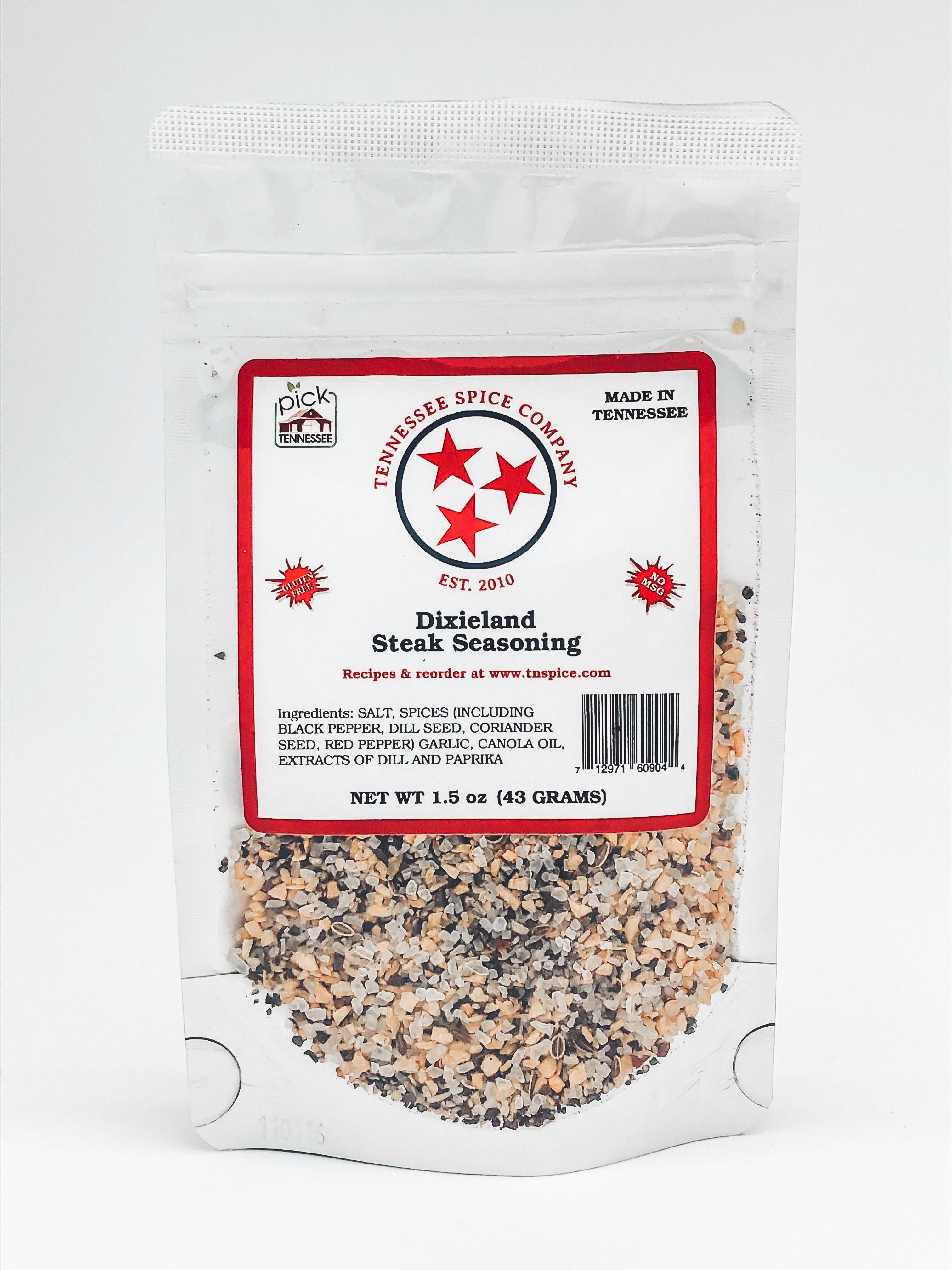 Lagniappe Spice & Tennessee Spice Company - Mini Packs - Dixieland Steak Seasoning (TN Spice label)