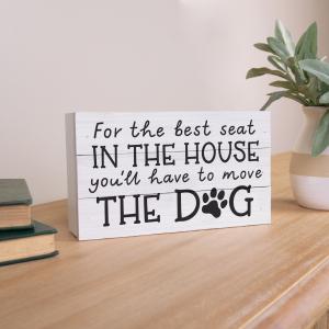 For The Best Seat in The House, You'll Have to Move The Dog