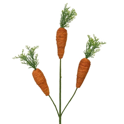 20” JUTE CARROT SPRAY