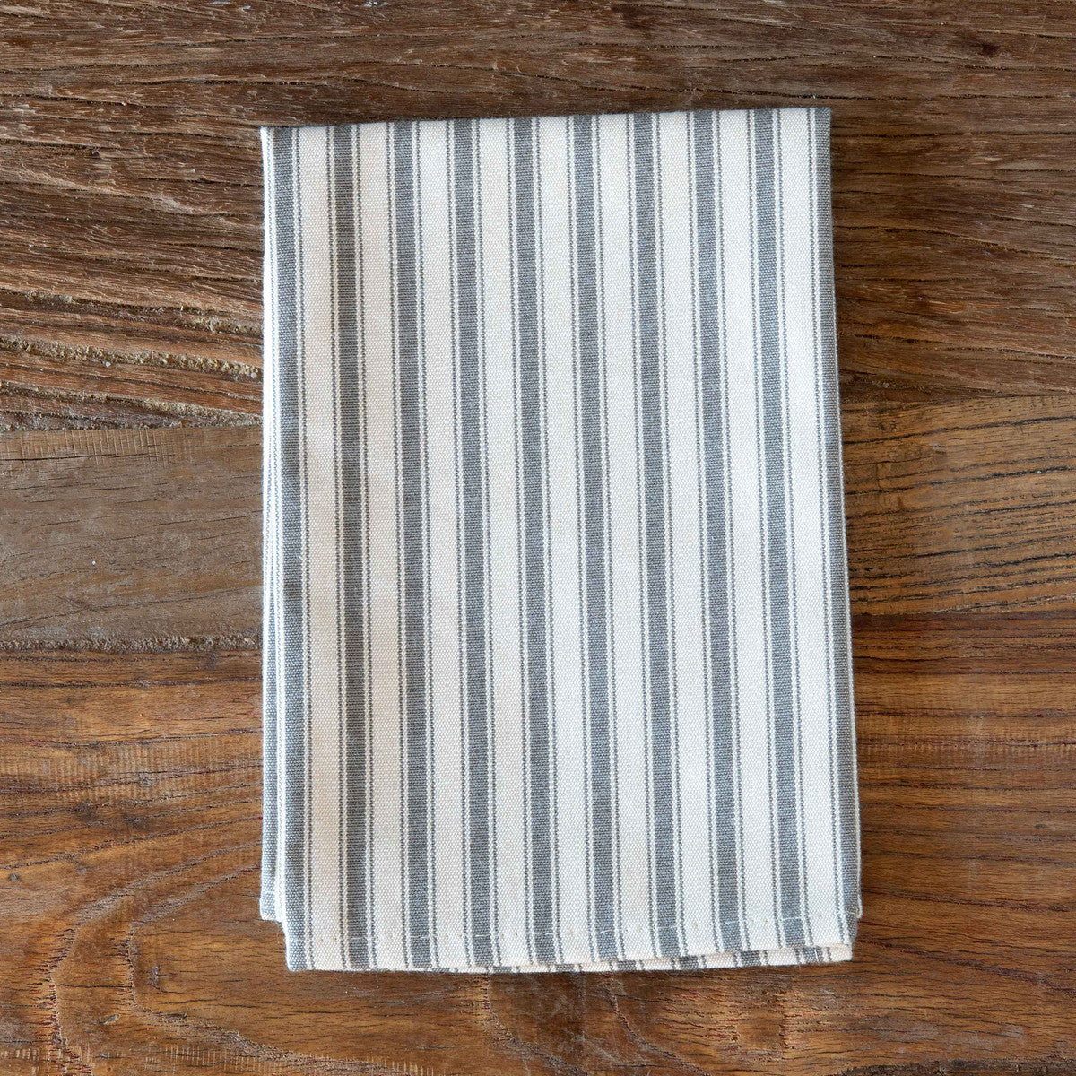 Taupe Ticking Stripe  Napkin