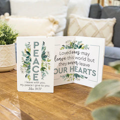 Home / PEACE I LEAVE WITH YOU WOODEN KEEPSAKE CARD