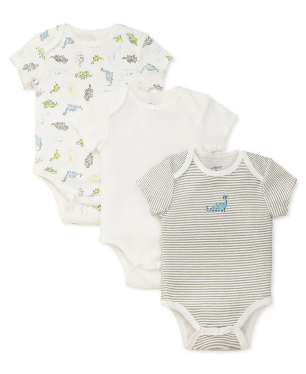 Tiny Dinos 3-Pack Bodysuits