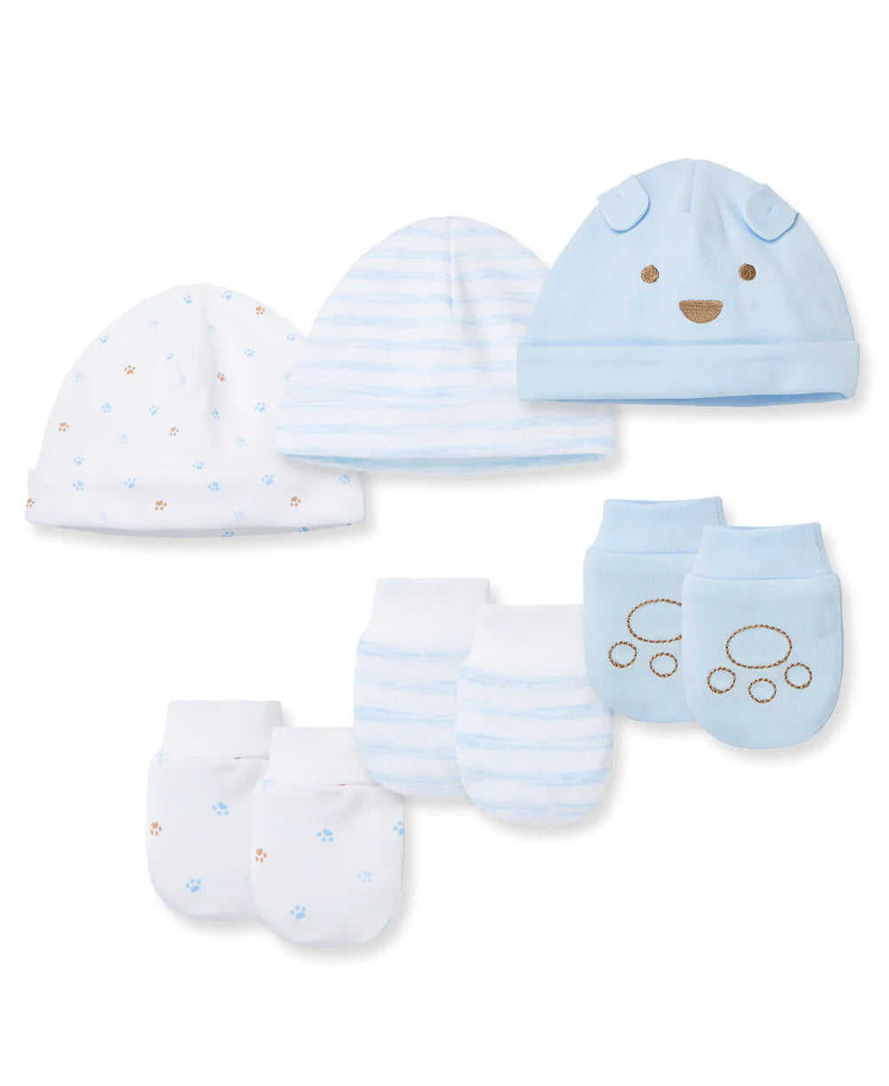 Fluffy Fun Hats & Mittens (6-Piece Set)