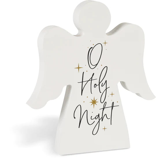 O HOLY NIGHT ANGEL SHAPE DÉCOR