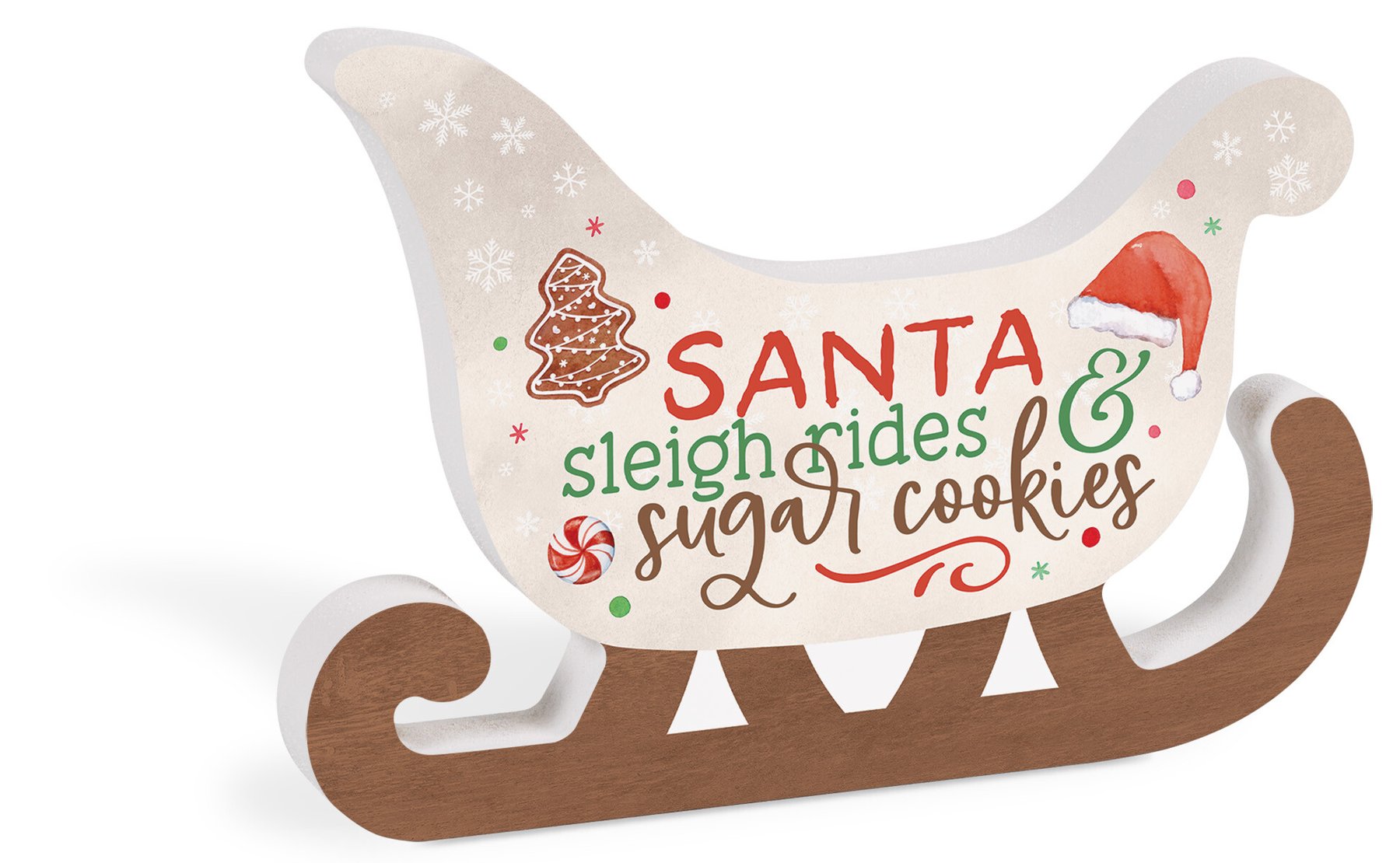 SANTA, SLEIGH RIDES & SUGAR COOKIES SHAPE