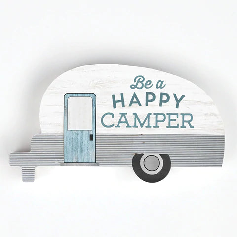 BE A HAPPY CAMPER SMALL SHAPE