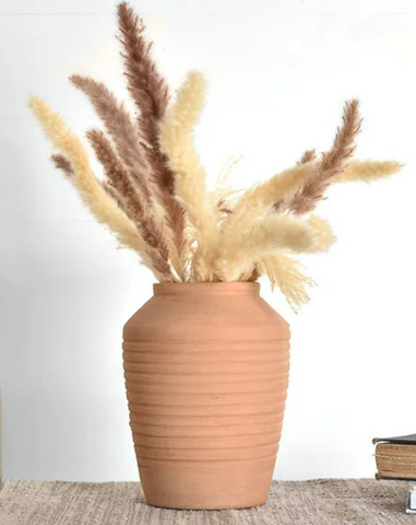 9.25" TERRA COTTA VASE