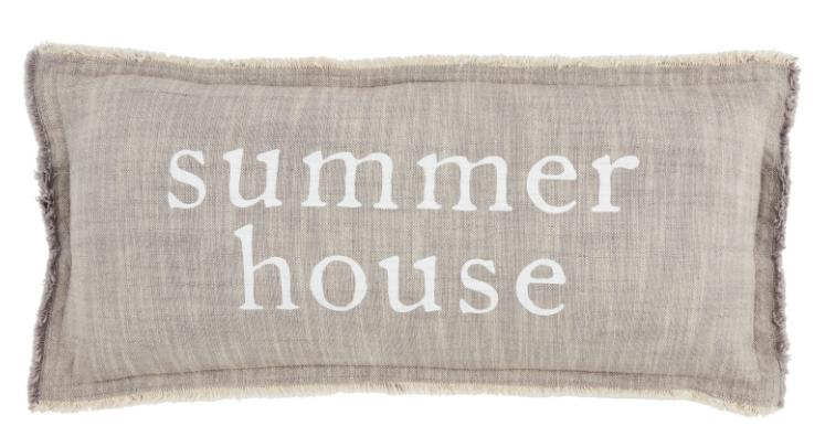 SUMMER HOUSE THROW PILLOW