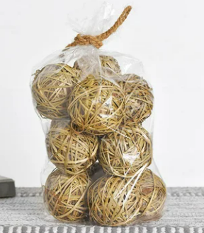 BAG OF 12 3" GRASS BALLS