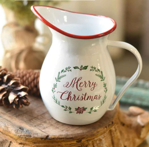 Merry Christmas Pitcher | 7"