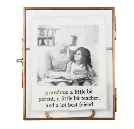 Grandma Glass Brass Frame