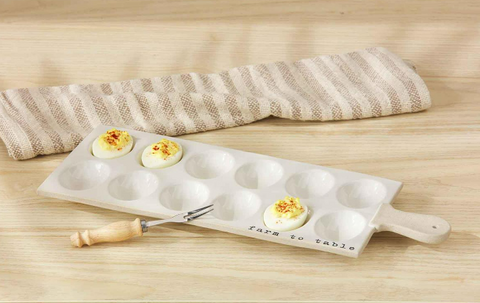 FARM DEVILED EGG TRAY SET