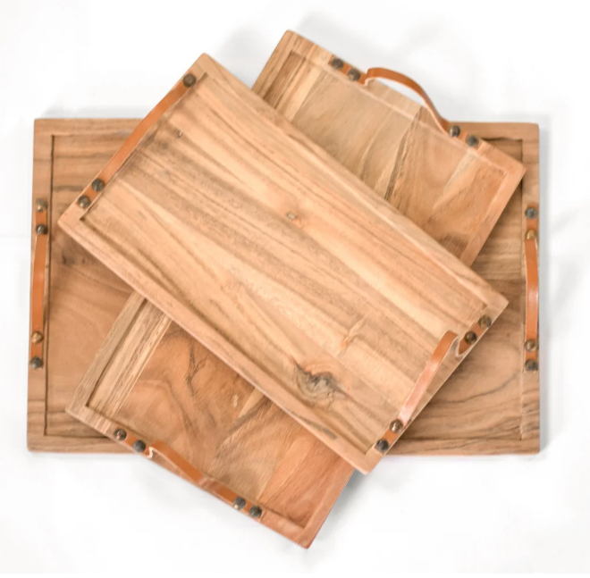 WOOD SERVING TRAYS