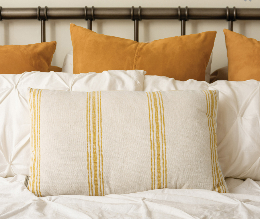 Pillow - Gold Stripe