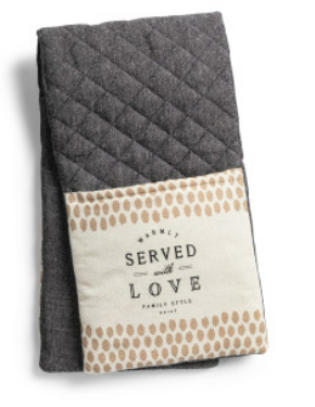 Served with Love Double Oven Mitt