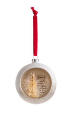 Dear You Cloche Ornament - Family