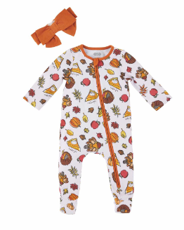 THANKSGIVING SLEEPER & HEADBAND SET – Avenue 550